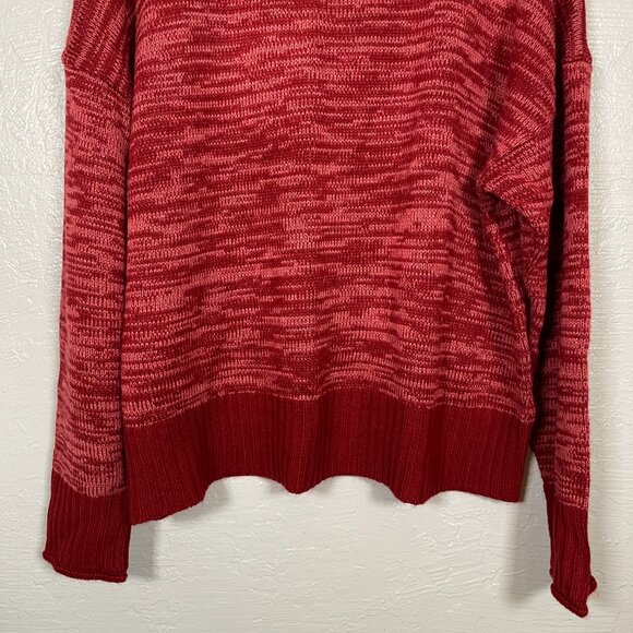 Lularoe Women XL Maroon Red Heathered Harper Sweater Knit Long Sleeve Stretch - Picture 2 of 9